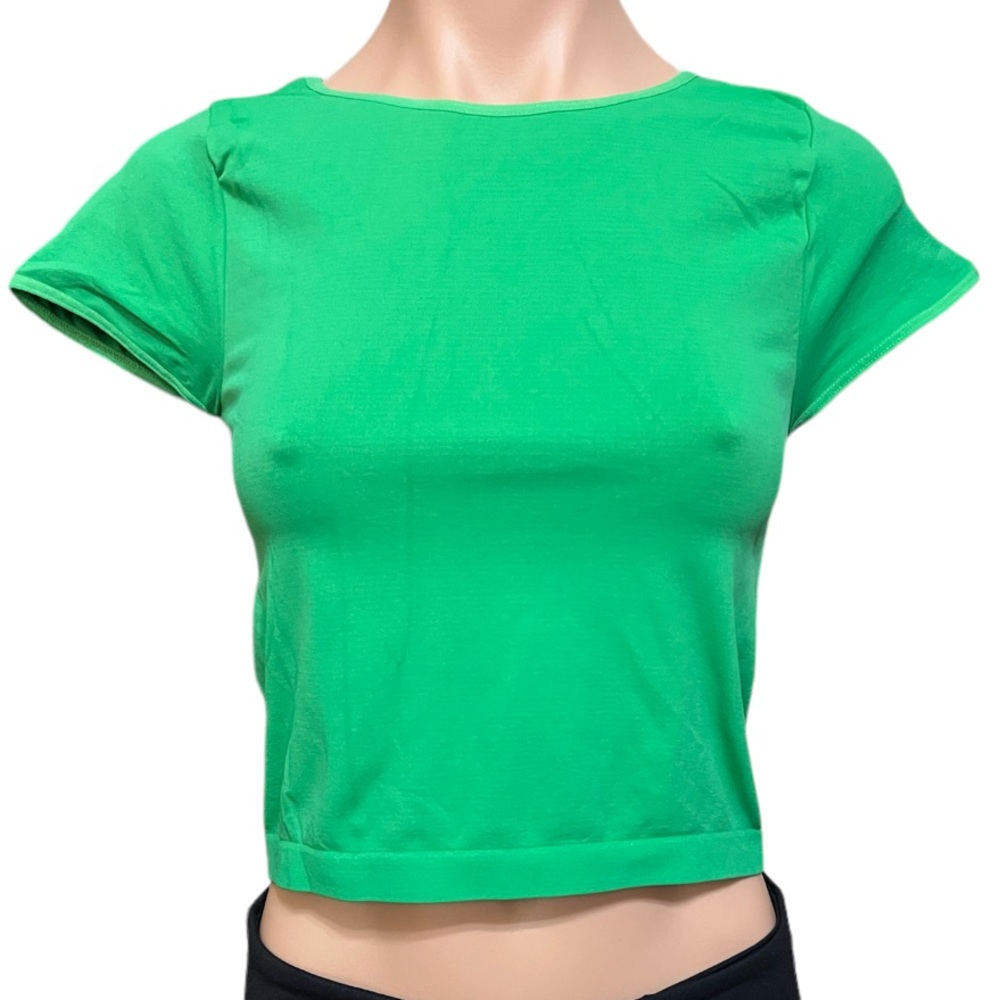 Free People Intimately Cap Sleeve Cami XS/S Green NWOT